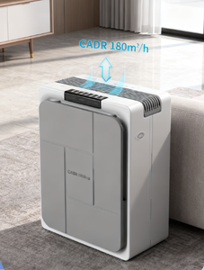 <span class=keywords><strong>Purificateur</strong></span> <span class=keywords><strong>d</strong></span>'<span class=keywords><strong>air</strong></span> domestique dernière génération avec filtre HEPA double face, affichage de la qualité de l'<span class=keywords><strong>air</strong></span> 170CADR, capteur, mode automatique, minuterie, électrique, de bureau - Product Image 4