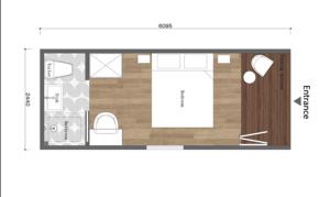 Nhà đơn giản có thể tùy chỉnh, nhà <span class=keywords><strong>CONTAINER</strong></span> di động với nhà vệ sinh dân cư ngoài trời, kết cấu thép lắp ráp sân khách sạn - Product Image 6