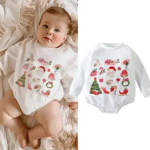 Christmas Tree Cake Baby Bubble Romper Baby Romper First Christmas Outfit Baby New Born Sweatshirts