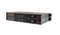 Convertisseur 3G SDI vers fibre optique avec ports vidéo/audio/Ethernet et connecteur LC pour applications de diffusion professionnelle