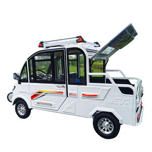 Camioneta Eléctrica APU de 4 Plazas, Mini, Ligera, con Batería de Litio, Tracción Trasera, Asientos de Cuero, Portaequipajes Metálico, Cámara Trasera - Product Image 2