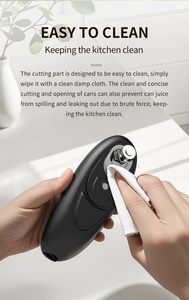 Hands Free Can Opener One Touch Electric Can Opener for Kitchen and Pet Food Cans - Product Image 4
