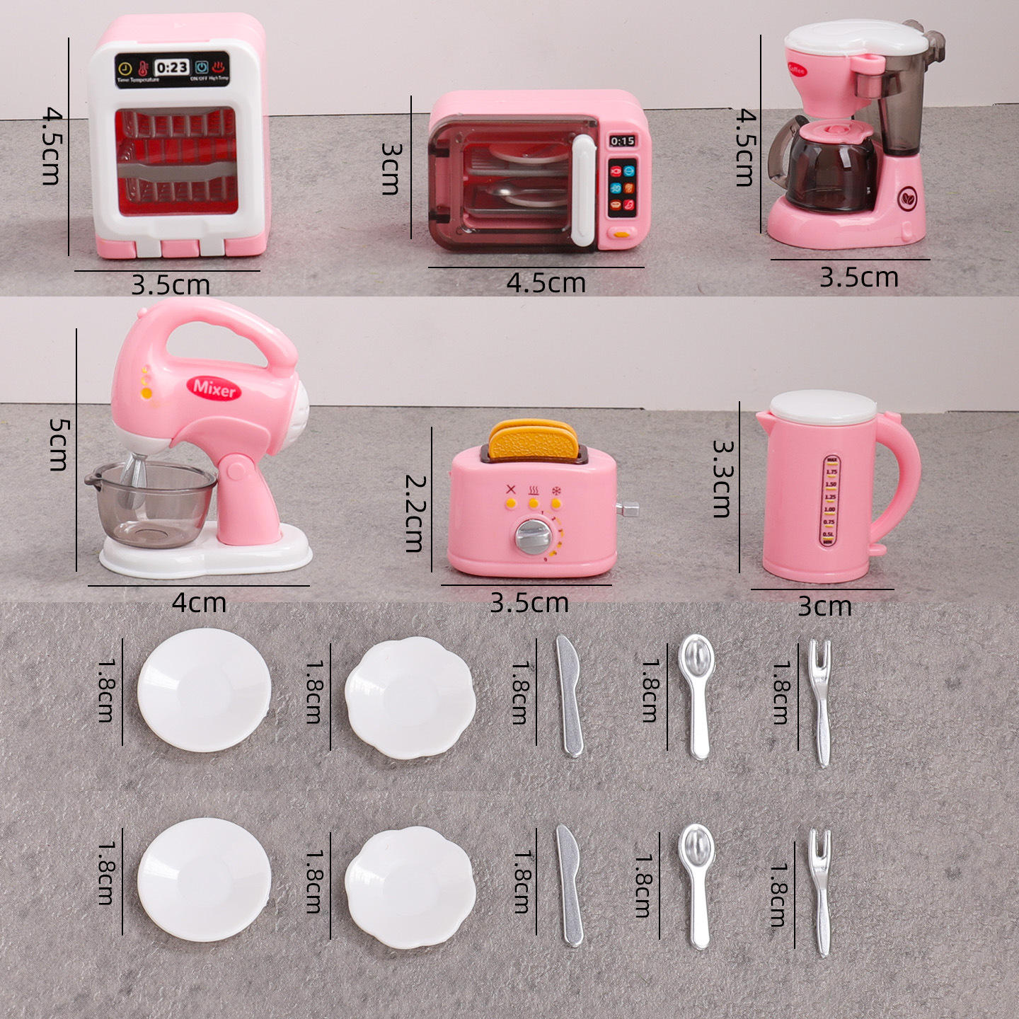 Petit électroménager rose [à assembler soi-même]