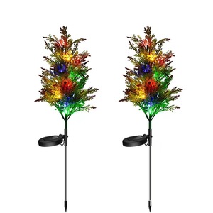 Solar Garden <b>Light</b> LED Pine <b>Tree</b> Decorative Outdoor Lawn Lamp Water Resistant Portable Solar Powered - Product Image 2
