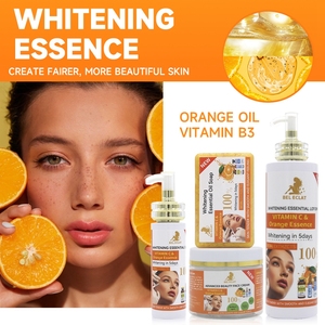 Marque Blanche Crème Visage Bio Naturelle Hydratante Éclaircissante Sérum Blanchissant Vitamine <span class=keywords><strong>C</strong></span> Soin Peau Coffret - Product Image 4