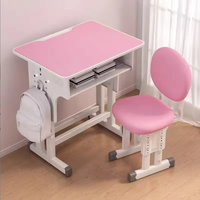 Tables et chaises d'école et de salle de classe modernes et confortables personnalisées en gros pour chambre à coucher, salon, bureau à domicile, bureau d'enfant