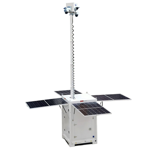 Cubic Off-grid Surveillance <b>Tower</b> System Ip65 Weatherproof 4x350w Solar 6m Telescopic Mast Ce Certified Sustainable <b>Power</b> - Product Image 6