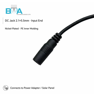 Câble d'alimentation Y Splitter DC 2.1x5.5mm Femelle vers Double 2.1*5.5mm Mâle, Faisceau de câbles d'extension DC 20AWG pour Caméra LED CCTV - Product Image 2