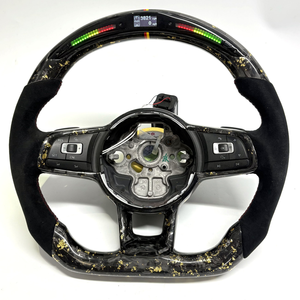 Volante de Cuero GTI VW/Volkswagen para Golf 6 7 Serie R Passat B8 Mk7 MK8 <span class=keywords><strong>Arteon</strong></span>/CC Jetta Series, Modelos de Automóviles Volkswagen - Product Image 1