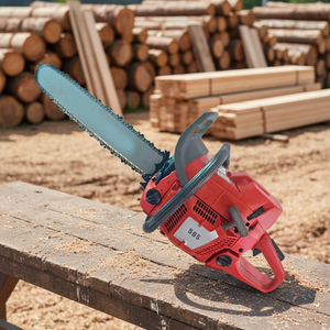 เลื่อยยนต์ 585 5.4 กิโลวัตต์ 110 ซีซี บาร์ขนาด 22/24 นิ้ว ความลึกการตัด 500/600 มม. สำหรับงานหนักในสวนผลไม้ขนาดใหญ่และป่าไม้ - Product Image 1