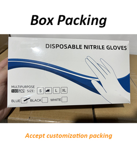 S M <span class=keywords><strong>L</strong></span> XL XXL Taille Spot Commande Livraison Gants jetables en <span class=keywords><strong>nitrile</strong></span> sans poudre - Product Image 2