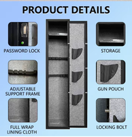 Usine dernier pistolet biométrique à accès rapide coffre-fort clavier numérique grand pistolet à empreintes digitales coffre-fort ignifuge armoire coffre-fort