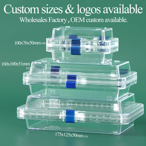 SUNSHING - Caja de Exhibición Transparente de Plástico Resistente a los Golpes con Película de PU para Protección de Medallas Dentales, Caja para Relojes, Caja con Membrana Protectora - Product Image 4