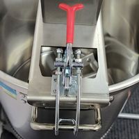 DAWNTECH Mixeur Électrique Automatique en Acier Inoxydable Argenté pour Aliments, Confitures, Salades, Sirops, Sauces Chaudes, Assaisonnements, Sauces Chili et Tomates