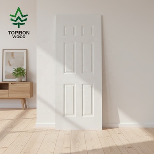 <span class=keywords><strong>Porte</strong></span> moulurée blanche apprêtée de qualité supérieure, prix compétitif pour chambre à coucher - Product Image 3