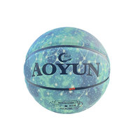 Ballons de basketball AOYUN taille 3 4 5 6 7, résistants à l'usure, fluorescents, avec chambre à air en butyl enveloppée de nylon, 600-650g, haute qualité
