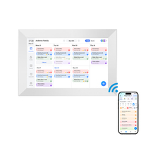 Calendrier numérique familial personnalisé avec écran tactile IPS 10,1 pouces 32 Go, Wi-Fi, horloge, planification et partage de photos