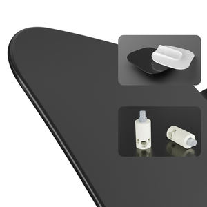 Sedile <span class=keywords><strong>Doccia</strong></span> Pieghevole <span class=keywords><strong>a</strong></span> Parete, Design Moderno Compatto, Soluzione Salvaspazio, Alta Capacità di Carico per Bagno - Product Image 5