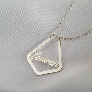Colar Suporte QIUHAN para Anel de Aço Inoxidável, Pingente Guardião de Anéis, Evita Perda de Joias, Presente Personalizado com Nome, Colar com Anel de Amarrar - Product Image 1