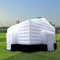 Photomaton de fête grande tente de Cube gonflable éclairée par Led pour la location