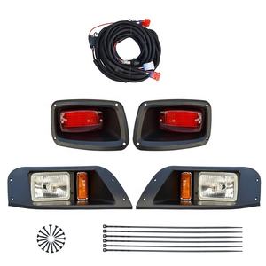 Kit de Luces Halógenas de Lujo para Carrito de Golf EZ-GO TXT, 12V, Homologado para Calle, Kit de Actualización de Faros Delanteros y Traseros - Product Image 2