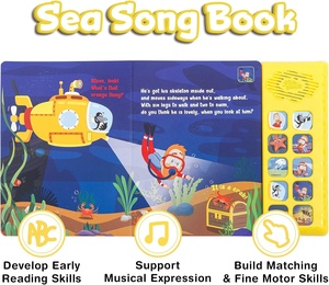 Libro Sonoro di Animali Marini Steve e Maggie, Giocattolo Educativo Interattivo per Bambini 3+ Anni - Product Image 3