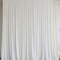 Rideaux et draperies de scène décoratifs de luxe pour studio de cérémonie, photographie événementielle, cabine photo et toile de fond de mariage