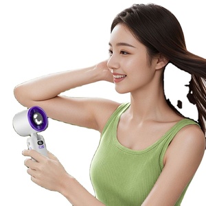Ice Sensing Cold Air Foldable <b>USB</b> Handheld <b>Fan</b> 100 Speeds Portable <b>Mini</b> with Digital Display for Car & Outdoor Use Plastic - Product Image 1