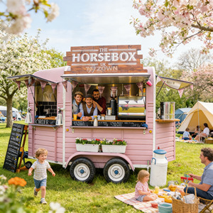 Simple Maintenance Food Concession <b>Trailer</b> Labor Saving Mobile Street Vending Cart - Product Image 1