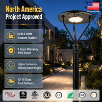 Lampe solaire extérieure de bonne qualité, étanche, lampe solaire intelligente alimentée par un pilier mural, éclairage de jardin pour le stationnement dans la rue
