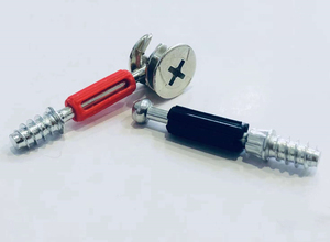 Tuerca de rueda excéntrica para muebles, pieza de conexión de muebles de madera, posicionamiento de barra de hierro de aleación, tres en uno - Product Image 6