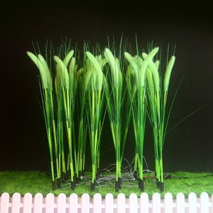 ไฟหญ้าโซลาร์ฟอกซ์เทล 1 วัตต์ ไฟ LED ตกแต่งสนามหญ้ากลางแจ้ง พร้อมสวิตช์แบบเหนี่ยวนำ สำหรับสวน แคมป์ปิ้ง สร้างบรรยากาศ - Product Image 4