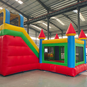 Château plein d'entrain Offres Spéciales avec toboggan toboggan combo gonflable avec château sautant maison de videur fête maison de rebond gonflable - Product Image 6