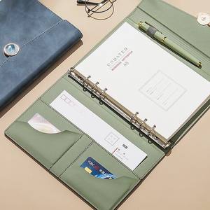 Ensemble de carnet en cuir Starbucks A5 avec impression de logo, 100 feuilles de papier Daolin, recharge multifonctionnelle à feuilles mobiles - Product Image 2