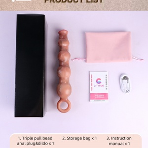 Vibrador Anal de Silicona CITYFUN, Vibración Fuerte, Perlas Anales, Masajeador de Silicona Seguro para el Cuerpo, Juguetes Sexuales para Mujeres y Hombres - Product Image 6