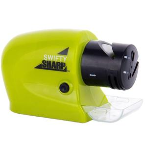 Afilador <span class=keywords><strong>de</strong></span> cuchillos motorizado Swifty Sharp, <span class=keywords><strong>piedra</strong></span> <span class=keywords><strong>de</strong></span> <span class=keywords><strong>afilar</strong></span> giratoria profesional multifuncional - Product Image 1