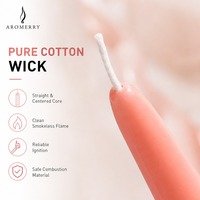Bougies en spirale torsadées dégradées rose-rouge, sûres et non toxiques, pour dîner, mariage et fête (vente en gros)
