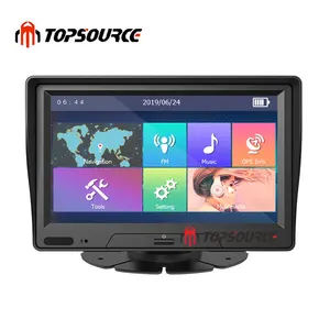 Navigasi GPS Mobil 7 Inci HD 800X480, Layar Kapasitif 256M 8G FM Truk Navigator GPS