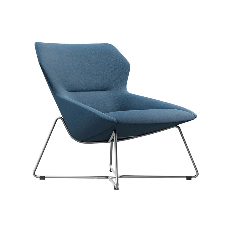 MIGE-silla con brazo de terciopelo para sala de estar, diseño moderno, 2019