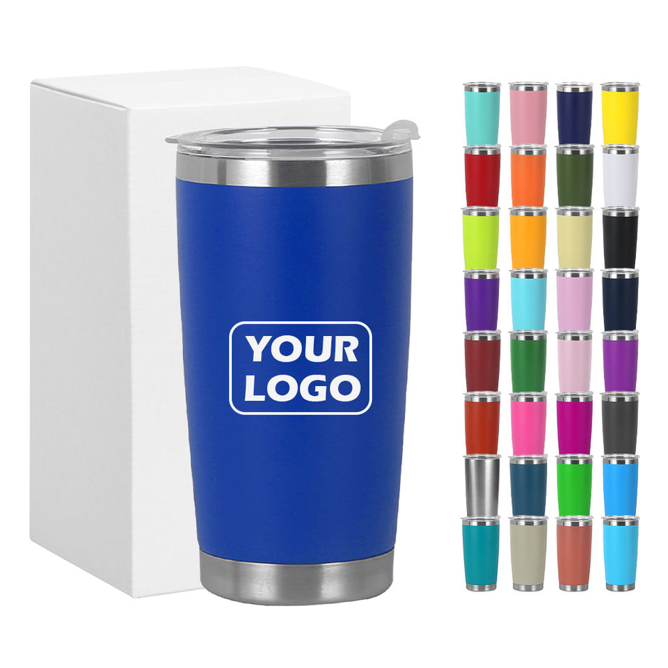 Custom Logo 20oz 304 Stainless Steel Double Wall Insulated Car Tumbler ...