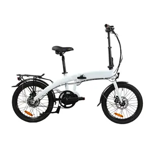 20 인치 프레임 마운트 배터리 및 DAPU 250w 중반 모터 벨트 드라이브 전기 자전거 소형 접이식 ebike 전기 자전거 - Product Image 1