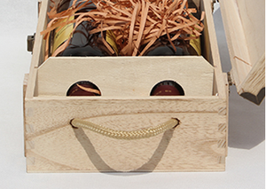 Caja de Madera para Vino de Tamaño Personalizado, con Logotipo Personalizado, Ecológica, para Botellas de Vino Individuales o Dobles, Paquete de Regalo Empresarial o Festivo - Product Image 6