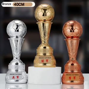 Trofeo <span class=keywords><strong>de</strong></span> Campeonato <span class=keywords><strong>de</strong></span> <span class=keywords><strong>Fútbol</strong></span> <span class=keywords><strong>de</strong></span> Poliresina, <span class=keywords><strong>Copa</strong></span> Dorada y Plateada para Torneo Final <span class=keywords><strong>de</strong></span> Liga - Product Image 5