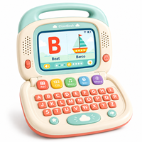 Laptop Educativa Bilingüe en Inglés y Español para Niños, Modelo 2026, Venta Caliente OEM, con Ratón, Juguete de Aprendizaje Preescolar