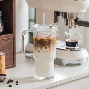 Wholesale 24oz Borosilicate Glass Beer Can <b>Cup</b> Leakproof Portable Iced Coffee Tumblers Clear Reusable Drinkware Microwave Safe - Product Image 4
