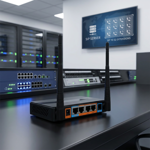 Système téléphonique <span class=keywords><strong>IP</strong></span>-PBX de classe affaires avec IVR et fonctions de gestion des appels <span class=keywords><strong>pour</strong></span> l'installation de la téléphonie de bureau - Product Image 1