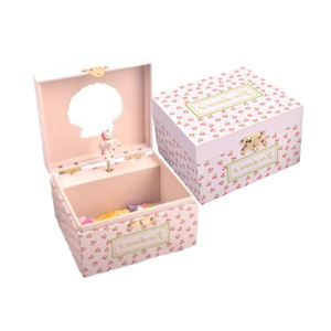กล่องเก็บเครื่องประดับแบบมีล็อค La Doyee ลายดอกไม้และยูนิคอร์นสำหรับเด็กผู้หญิง วัสดุทนทานและเป็นมิตรกับสิ่งแวดล้อม - Product Image 4