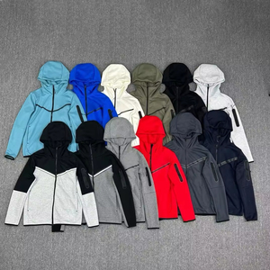 Công Nghệ Lông Cừu 2025 Mới Với Logo Công Nghệ Fleech Áo Khoác Áo Người Đàn Ông Của Chạy Bộ Hai Mảnh Bộ Phù Hợp Với Thể Thao Bóng Đá Jersey Tracksuit - Product Image 2