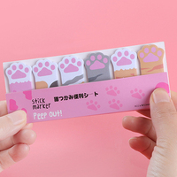 Blocs-notes autocollants personnalisés en forme mignonne, mémos personnalisés avec logo pour le bureau, l'école, la papeterie, cadeau