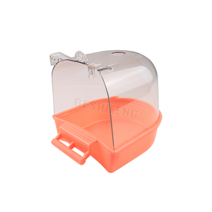 Standı yaprak şekilli kafes kuş küvet Pet çanak kuş - Product Image 2